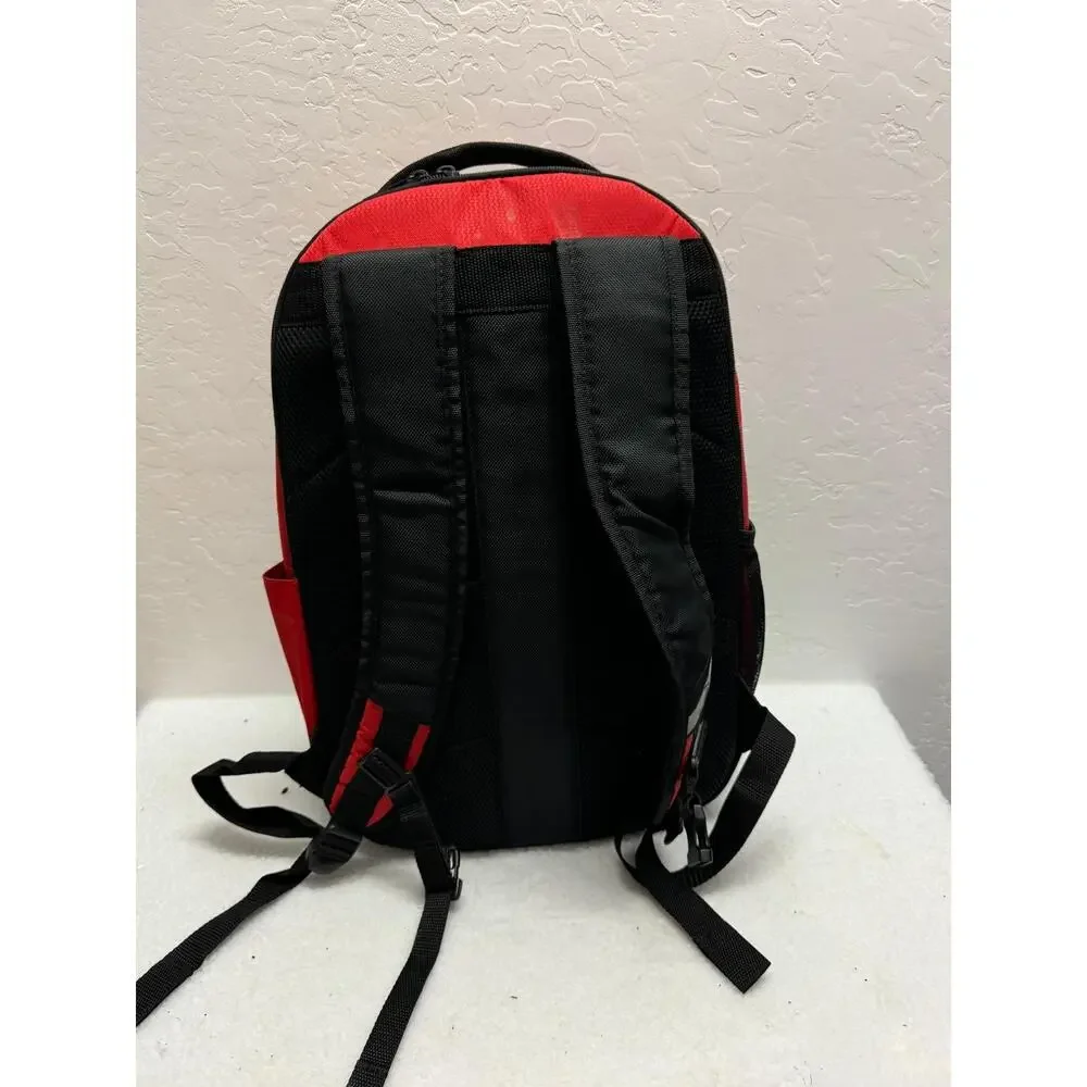 PUMA Red‎ Black MultiPocket Backpack Padded Laptop Compartment Contender